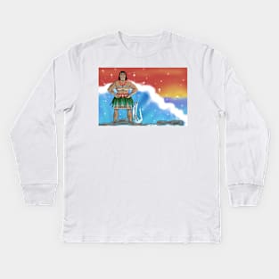 Tongan Maui Kids Long Sleeve T-Shirt